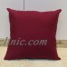 Plain Solid Throw Home Decor Pillow Case Bed Sofa Waist Cushion Cover Multicolor   291808592256